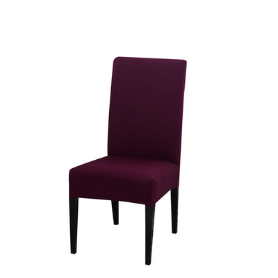 spandex dining chair slipcover purple color stretch