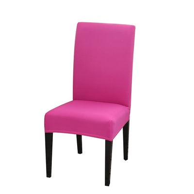 spandex dining chair slipcover fucshia color stretch