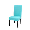 spandex dining chair slipcover ice blue color stretch