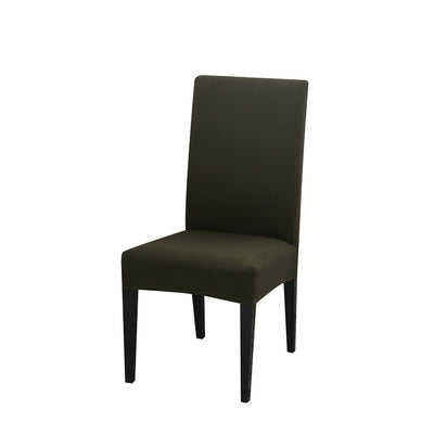 spandex dining chair slipcover dark grey color stretch