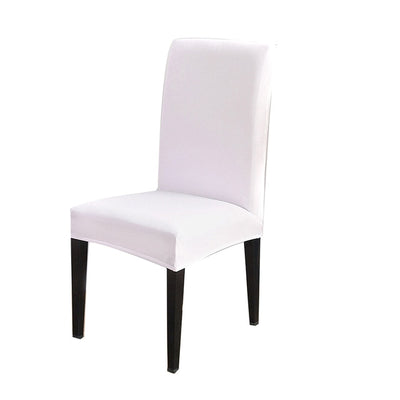 spandex dining chair slipcover white color stretch