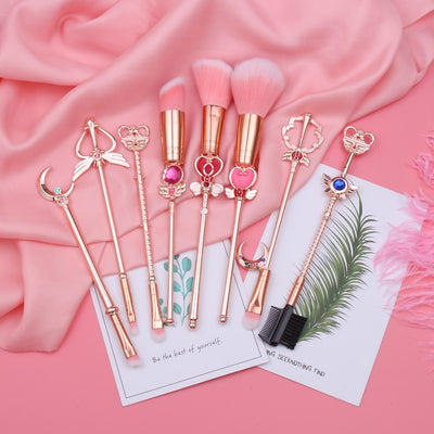 SAILOR MOON MAKEUP BRUSHES, makeup brushes, sailor moon brushes,