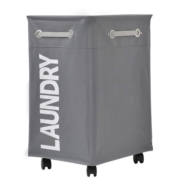 CREATEME™ Wide Laundry Bin on Wheels Winfinity Brands