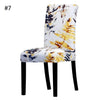 patterned spandex chair covers