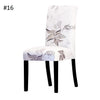 patterned spandex dining chair cover