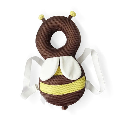 baby bee head and back cushion harness backback