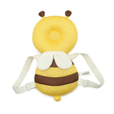 baby bee head and back cushion harness backback