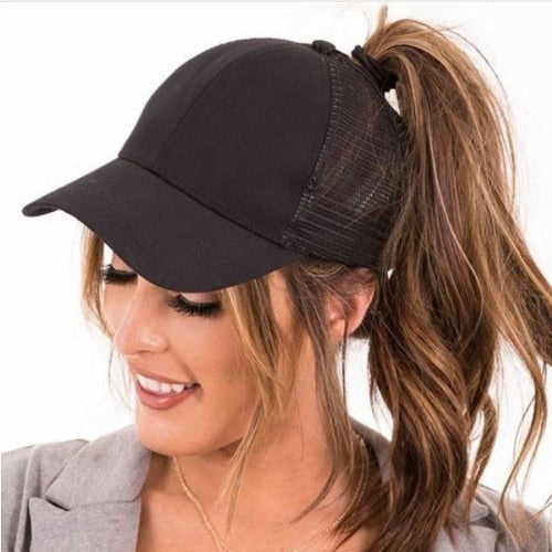 Ponytail Baseball Caps Adjustable Baseball Caps for Women
