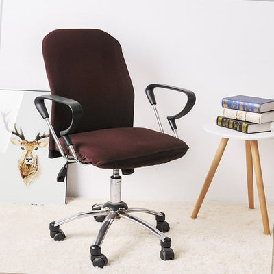 Office Chair Spandex Slipcovers - 2 Piece Set