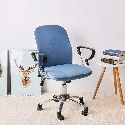 Office Chair Spandex Slipcovers - 2 Piece Set