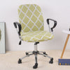 Office Chair Spandex Slipcovers - 2 Piece Set