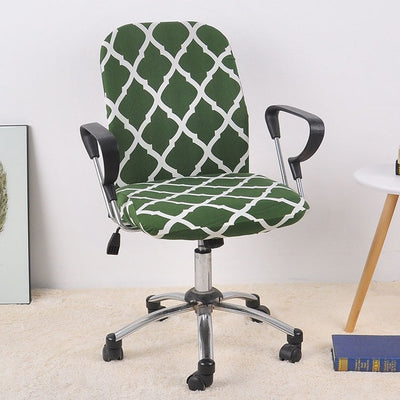 Office Chair Spandex Slipcovers - 2 Piece Set