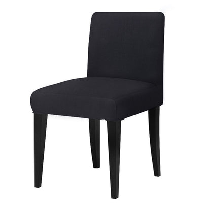 short back chair cover spandex dark grey color