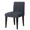 short back chair cover spandex dark grey color