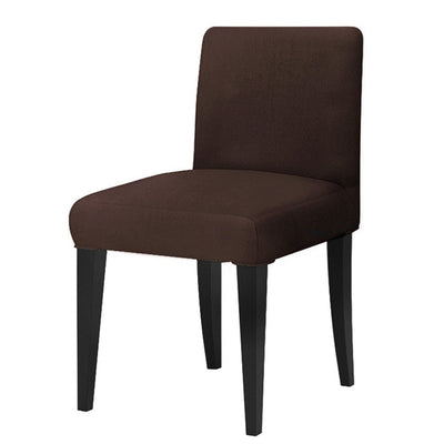 short back chair cover spandex brown color