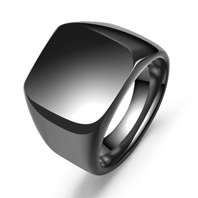 custom photo personalized men's ring black, ring colors for men - ring gift for man - winfinity brands
