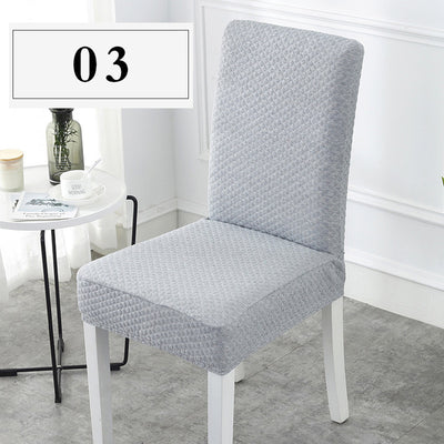 diamond lattice grey thick dining chair covers cotton and spandex premium good quality