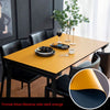 vegan leather table protector yellow or blue color - winfinity brands