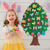 felt easter activity for kids, felt spring tree Montessori for kids, fun DIY toddler and kids felt activity, winfinity brands - free shipping