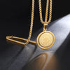 catholic saint Benedict mens fashion jewelry,  mens catholic gold medallion necklace - winfinity brands, free shipping