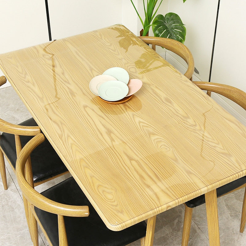 1mm thick clear table protector, 1mm bench top protector, custom cut table protector