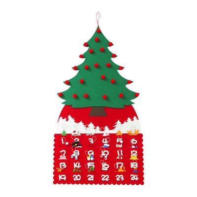 felt advent calendar for kids, kids felt christmas tree advent calendar with no sugar - free shipping, winfinity brands