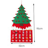 felt advent calendar for kids, kids felt christmas tree advent calendar with no sugar - free shipping, winfinity brands