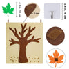 autumn felt craft tree for kids, fall tree decorate for toddlers, winfinity brands - free shipping