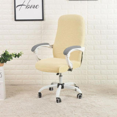 One Piece Computer Chair Slipcover in Small, Medium and Large Sizes (Refer to Size Chart Before Ordering)