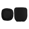 2 piece office computer chair slip cover in black color