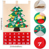 felt advent calendar velcro, felt christmas calendar kids