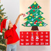 felt advent calendar velcro, felt christmas calendar kids