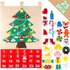 felt advent calendar velcro, felt christmas calendar kids