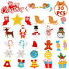 felt tree stick decorations anywhere 30 pieces merry Christmas tree for kids with red gift bag
