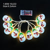 christmas lights LED garland - battery operated