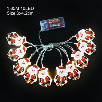 christmas lights LED garland - battery operated