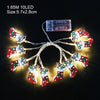 christmas lights LED garland - battery operated