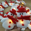 Snowmen LED Christmas Garland Lights