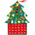CREATEME™ Felt Advent Calendar Christmas Tree - 24 Decorations Included