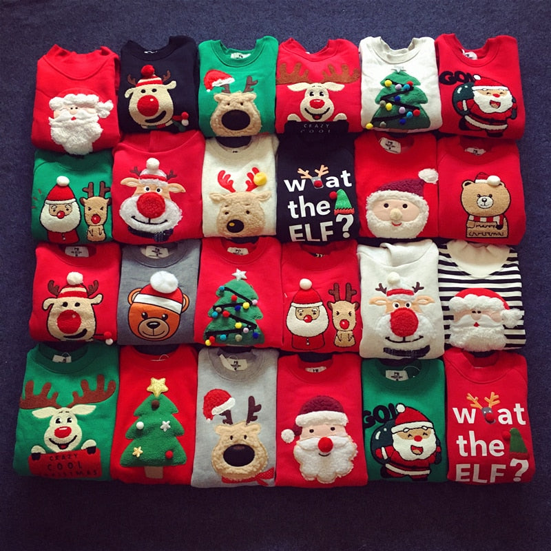 family christmas sweaters matching - funny christmas sweaters for family