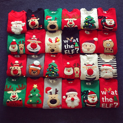 family christmas sweaters matching - funny christmas sweaters for family