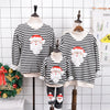 black and white striped sanata sweaters,family christmas sweaters matching - funny christmas sweaters for family