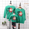 family christmas sweaters matching - funny christmas sweaters for family , santa go on green sweater
