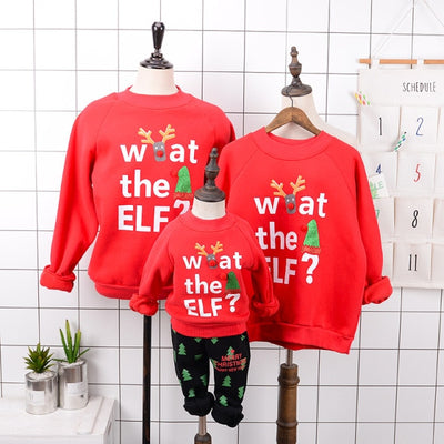 what the elf? chistrmas sweater jumper,in red, family christmas sweaters matching - funny christmas sweaters for family