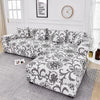 patterned L shape slipcovers for sectional couches