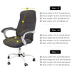 size chart for office chair slip cover