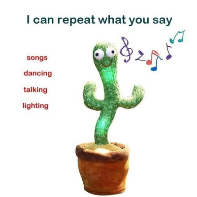 Mr. Cactus - Singing, Dancing, Repeats What You Say and Lights Up Toy