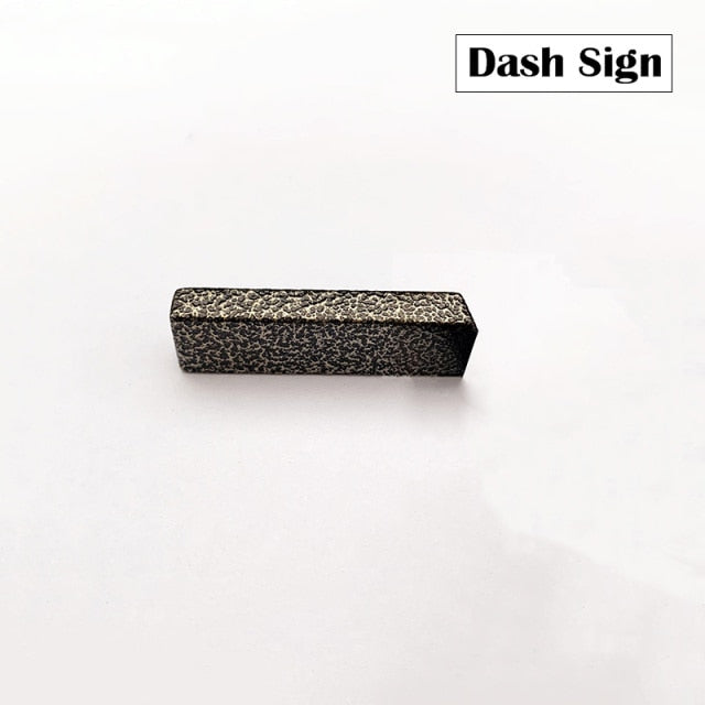 aged finish, leopard finish house numbers floating design, dash sign, address numbers