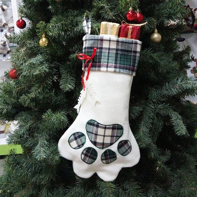 personalized cat stocking, custom name dog stocking