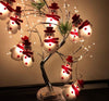 felt snowman led Christmas lights battery operated 